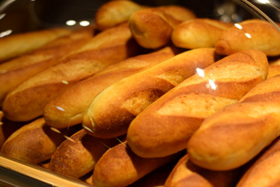 Bread baguettes food