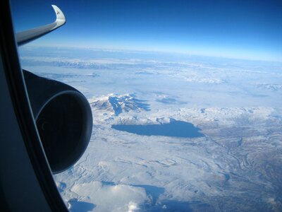 Turbine snow mountains