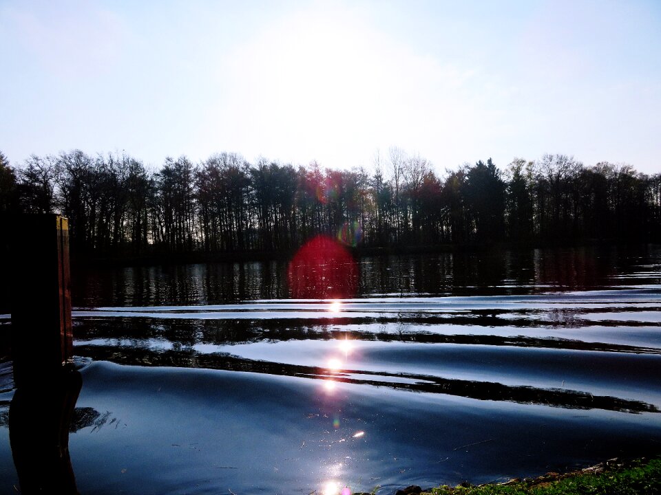 Nature lake idyllic