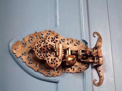 Antique artist blacksmith brass