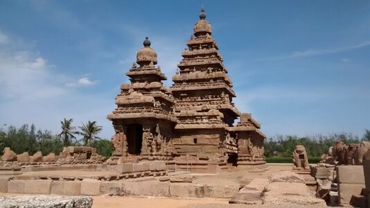 Beach ancient india photo