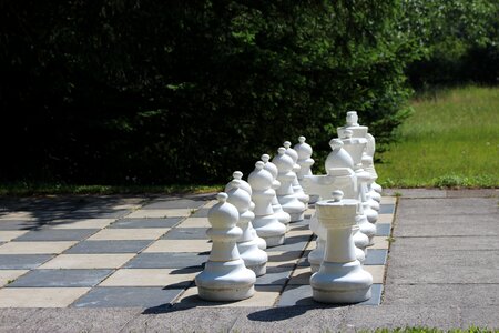 Xxl board game chess pieces photo