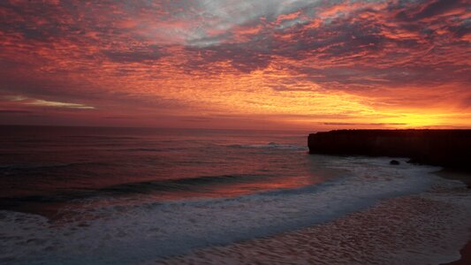 Beach coastline seascape photo