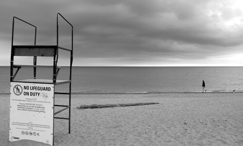 Toronto beach lifeguard photo