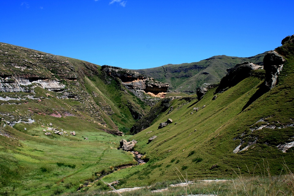Meadow slopes mountains