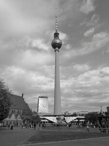 Alex fehrnseh tower black and white photography