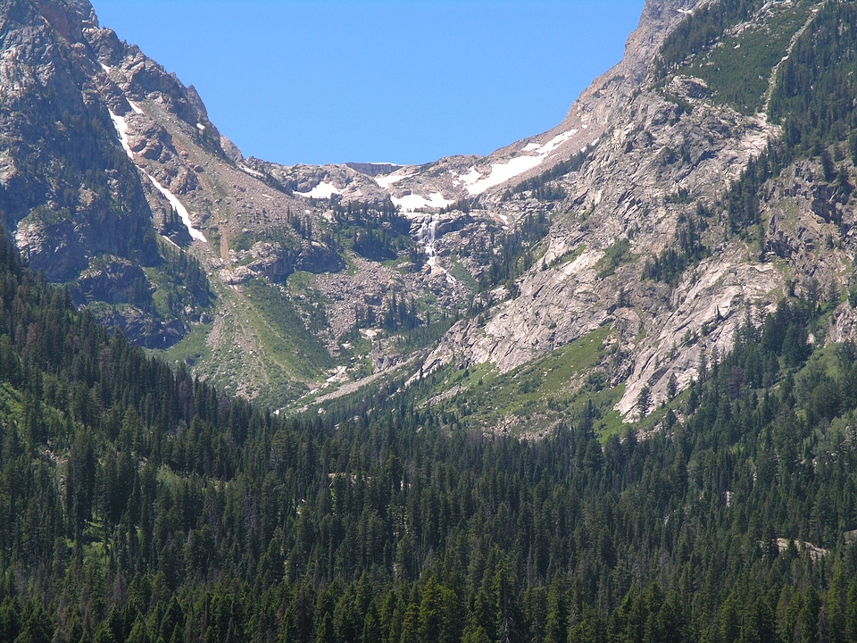 Mountains snow valley