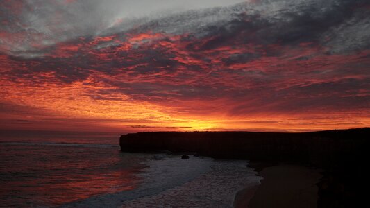 Beach coastline seascape photo