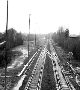 Railway railway station railroad tracks