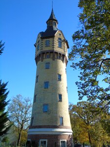 Water tower saxony autumn