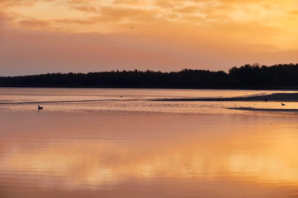 Water sunset mood