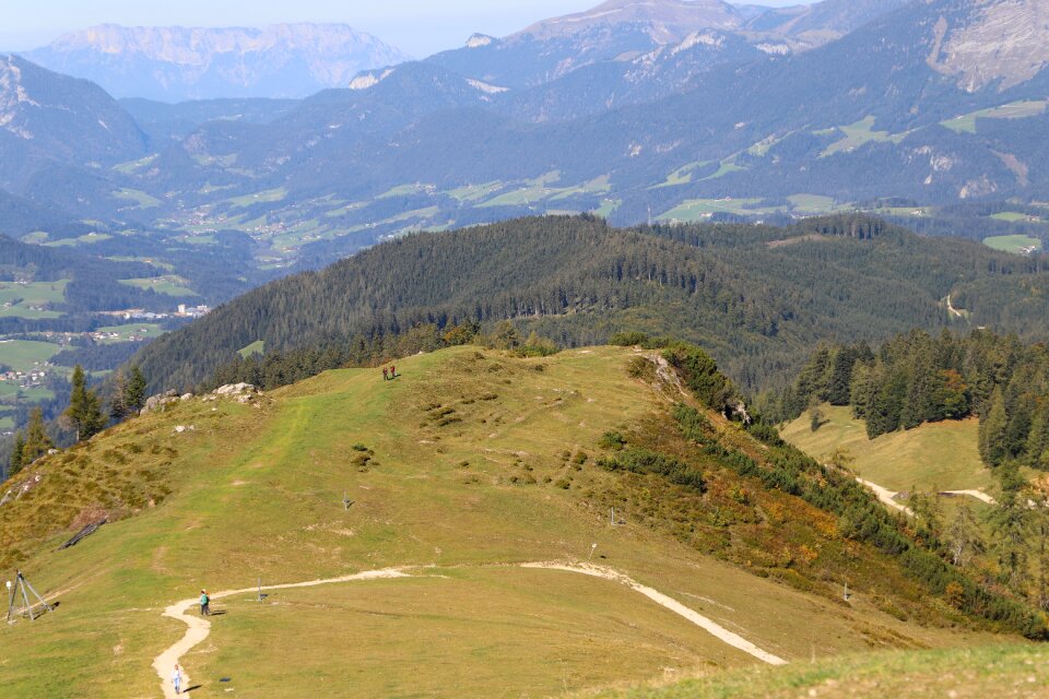 Mountain summit panorama