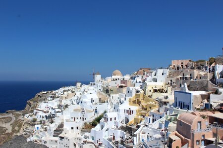 Greek island port
