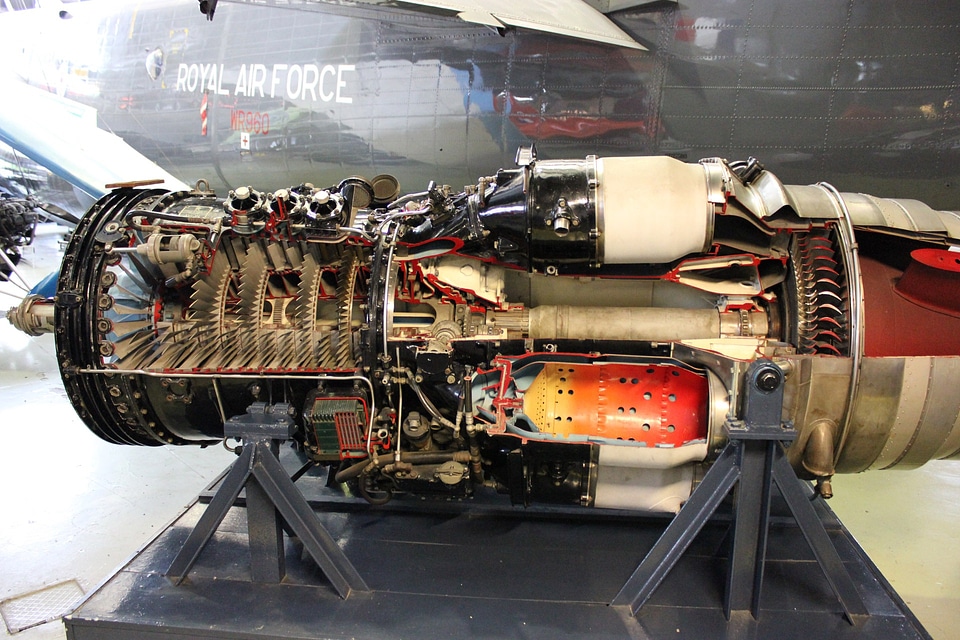 Jet engine aircraft turbine