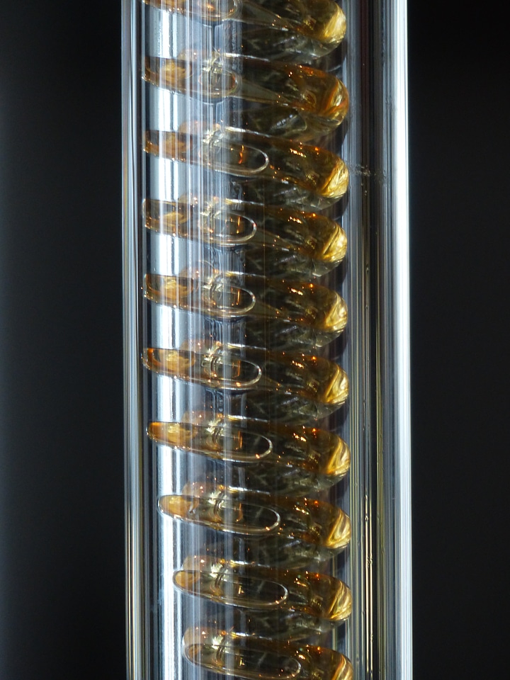 Glass spiral technical glass appliance glass photo