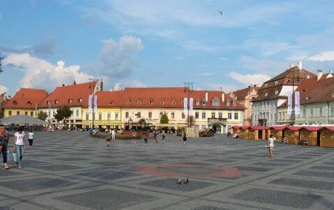 Historic center hermannstadt historically