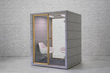 Glass micro office box