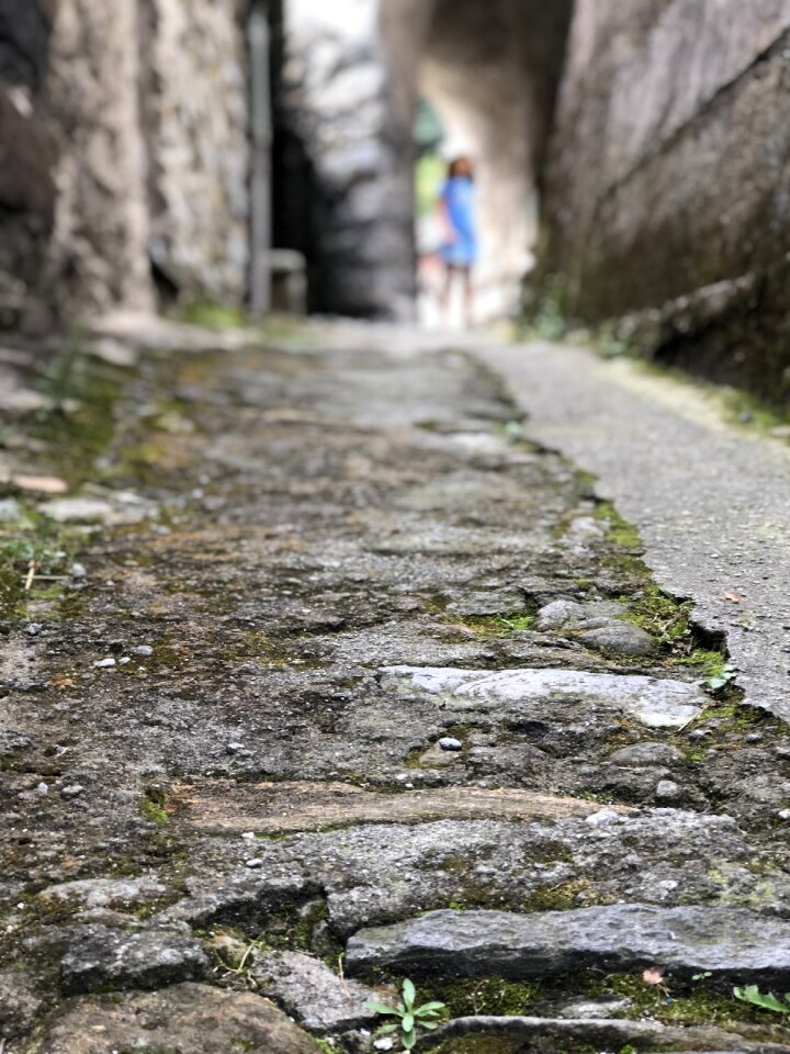 Road hiking travel