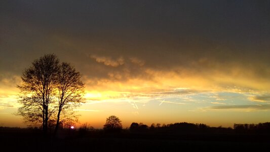 Landscape nature twilight photo