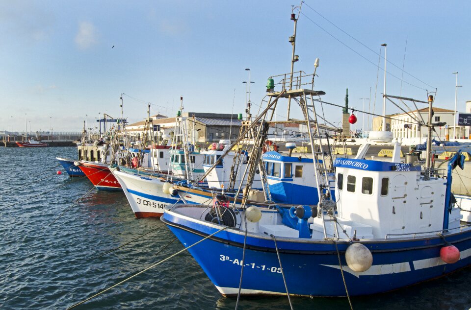 Port blue mediterranean