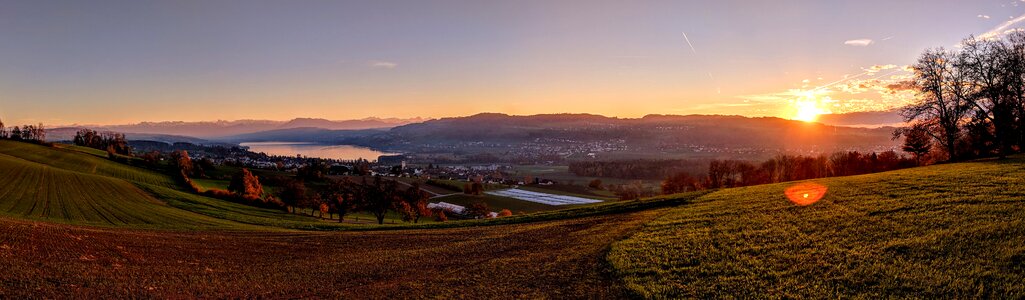 Nature scenic abendstimmung