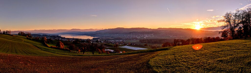 Nature scenic abendstimmung photo