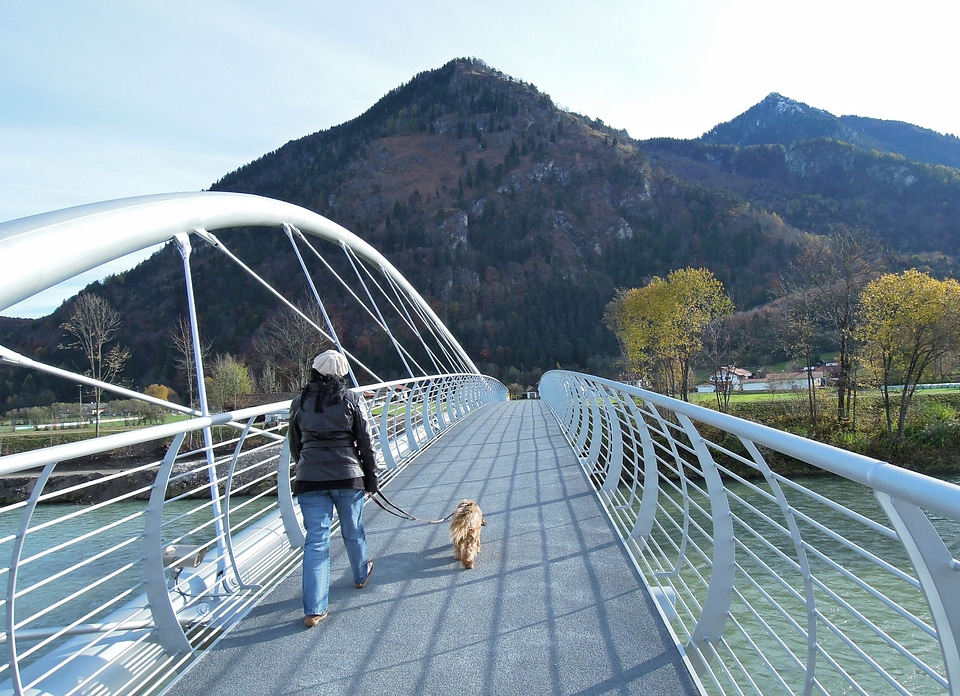 Pedestrian walk bridge
