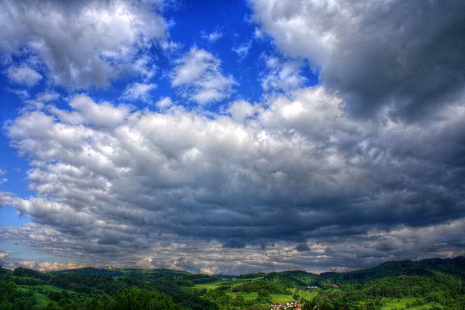 Odenwald nature sky