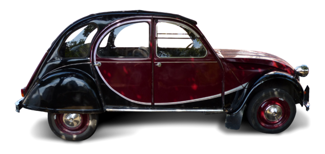 Citroen 2cv two horses