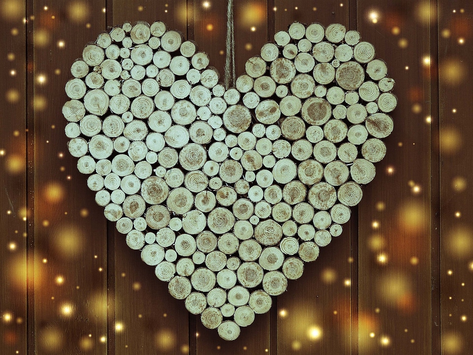 Fantasy greeting card love