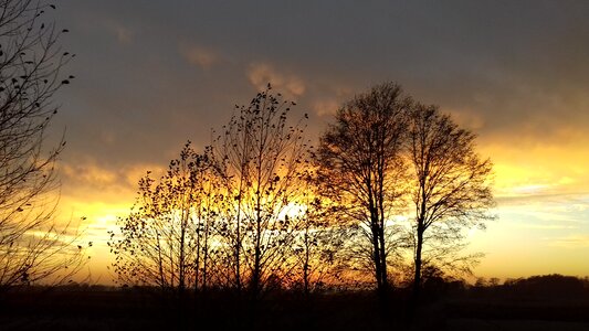 Landscape nature twilight photo