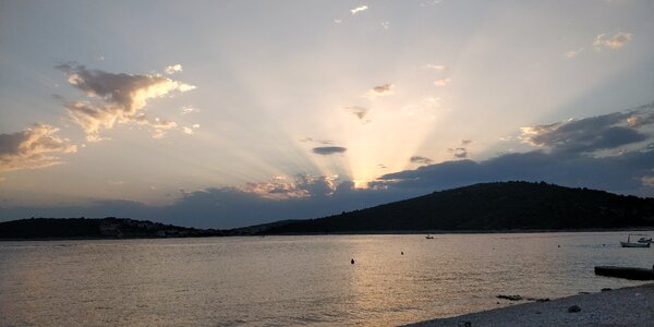Sunset summer holiday
