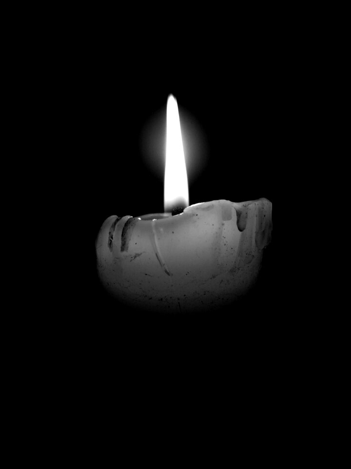 Sailing candlelight burning