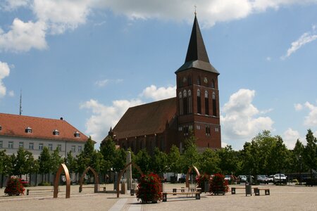 Pasewalk marketplace water feature photo