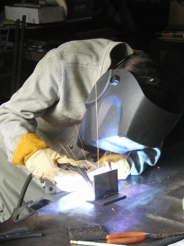 Industry metal worker