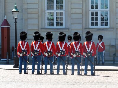 Bearskin cap palace danish photo