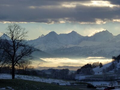 Alpine mood nature photo