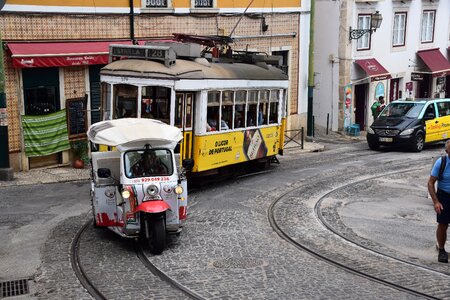 Portugal lisbon tram photo