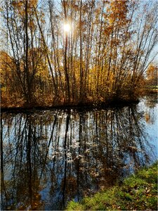 Sun mirror reflection photo