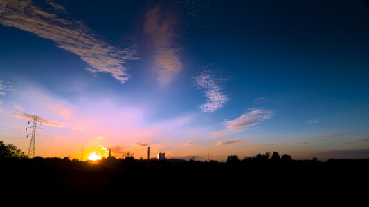 Twilight landscape mood