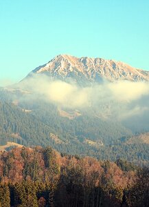 Mountains late autumn mountain landscape