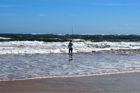 Seascape rod fishing photo