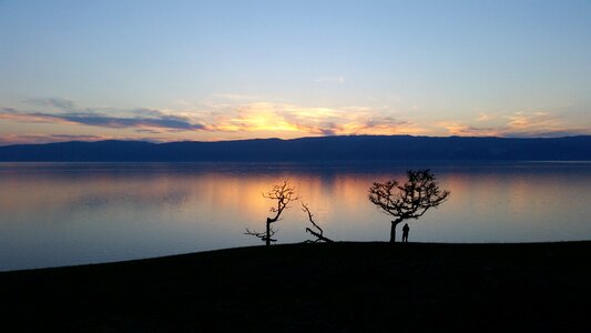 Sunset nature landscape