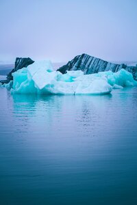 Ice iceberg river