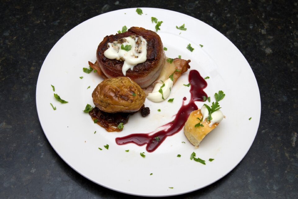 Presentation delicious tasty