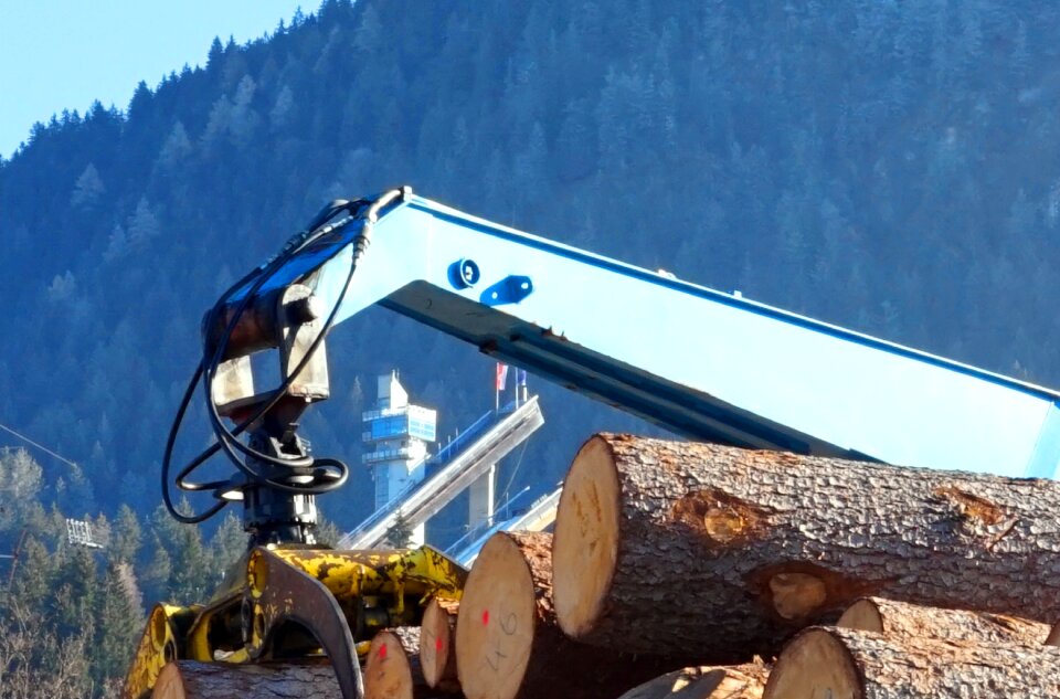 Wood factory wood schiflug hill
