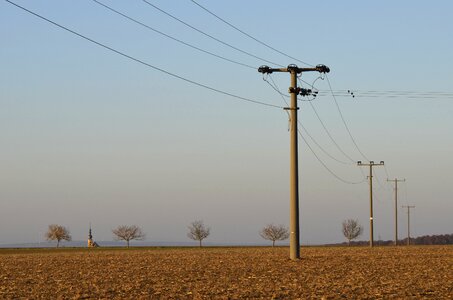 Overhead line current energy photo