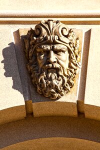 Male portrait sculpture