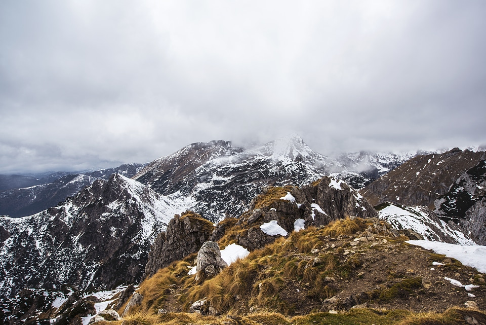 Cold winter clouds