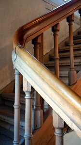 Wood staircase historically